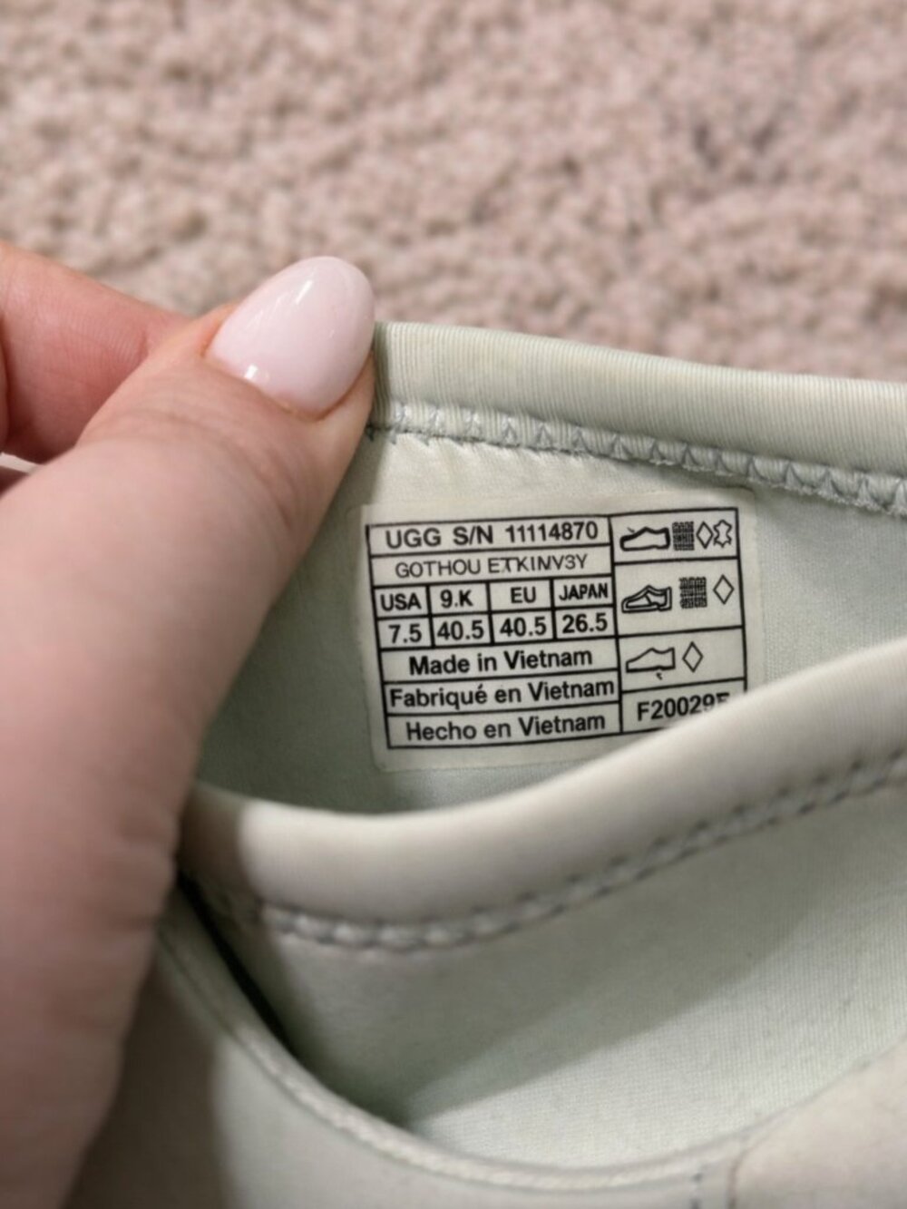 UGG Neutra Sneaker Mint Green Glitter Slip-On Platform Shoes 9.5 - Picture 4 of 7